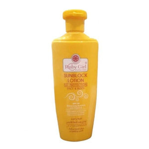 Ruby Girl Sun Lotion 200ml For Face And Body With Vitamin E