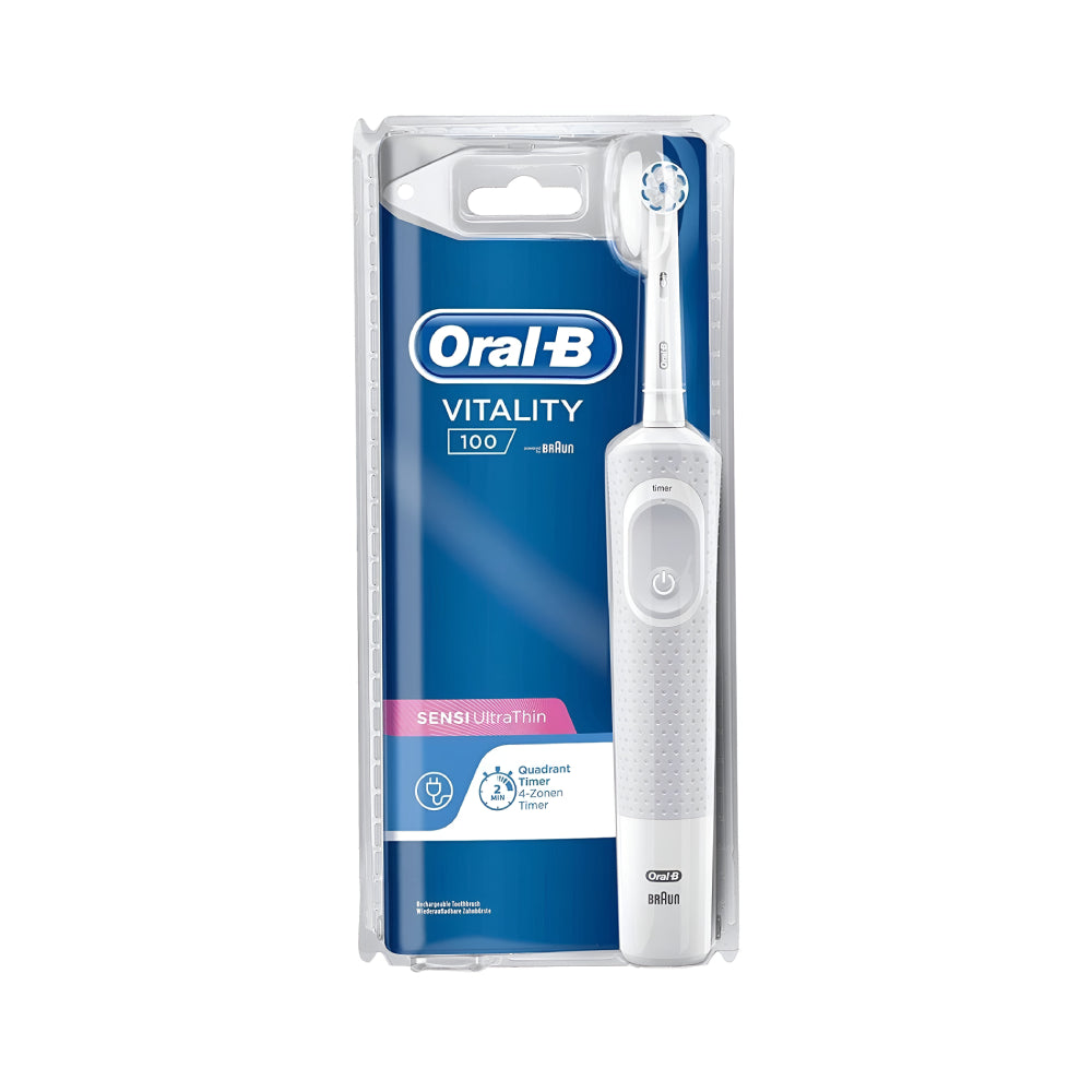 Oral b powered toothbrush vitality sensi ultra thin