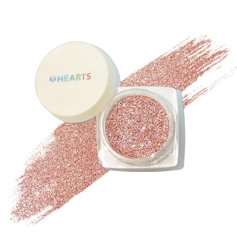 Hearts loose glitter powder 17