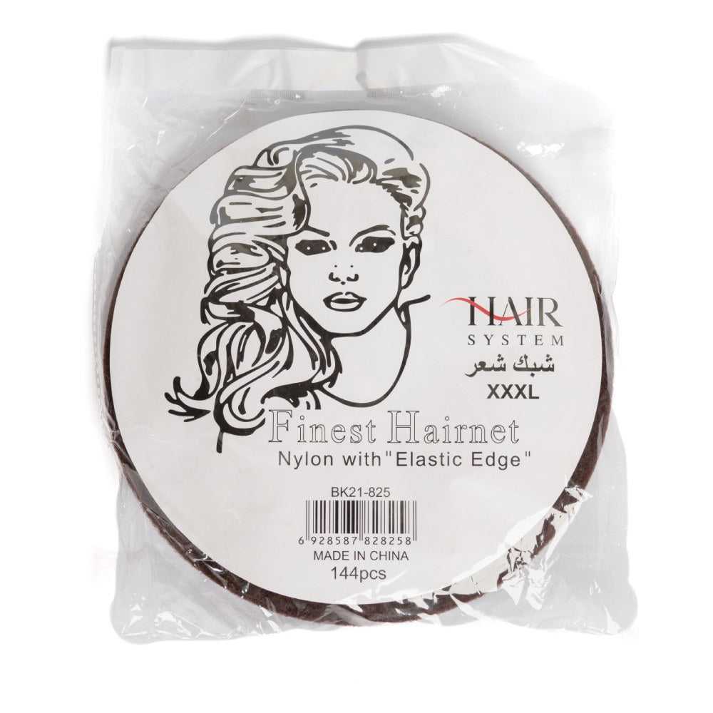 Hair System Hair Net 144pc XXXL Brown