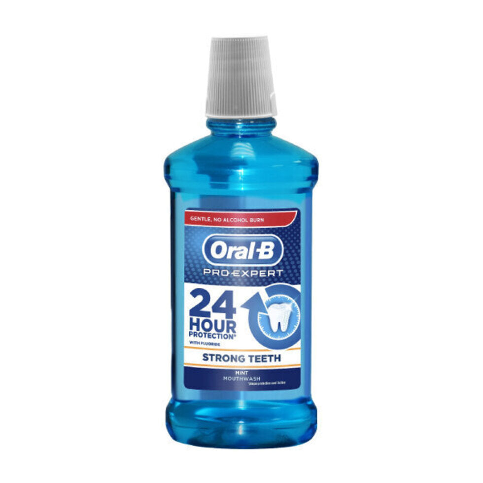 Oral b mouth wash 500ml pro expert strong with mint