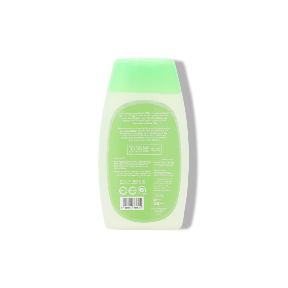 Tahara Musk Feminine Wash with Aloe Vera Extract - Soothing 100ml
