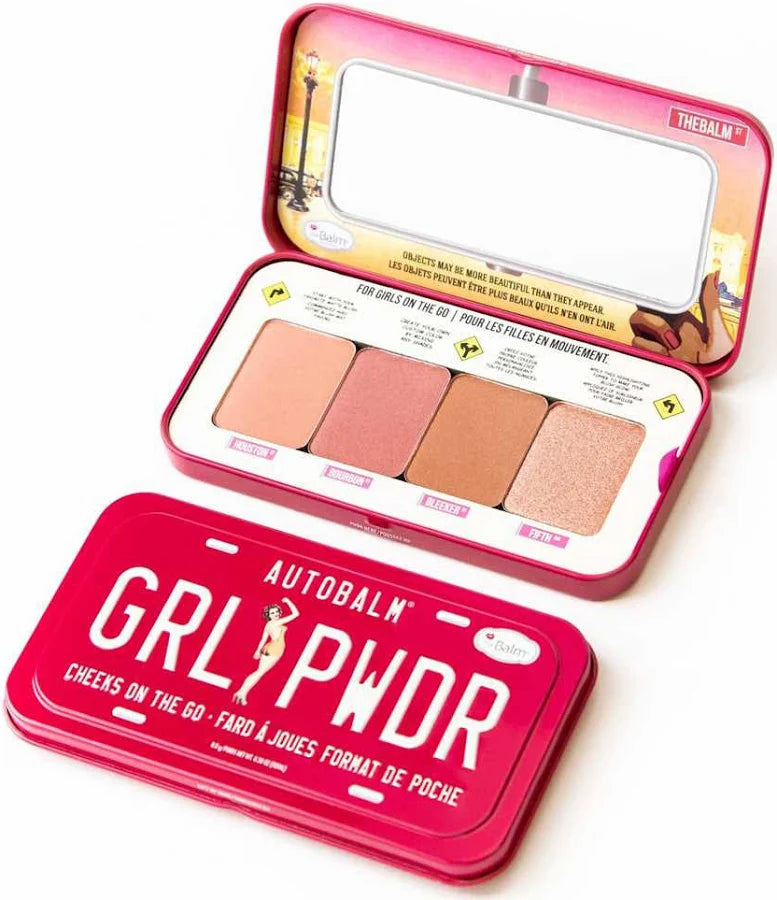 The Balm Autobalm Girl Powder Blush Palette – Multi-Shade Face Makeup