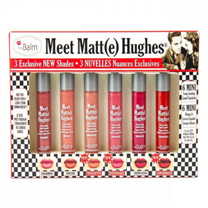 مجموعة أحمر الشفاه من The-Balm - Meet Matte Hughes - 6 قطع - 14 سائل