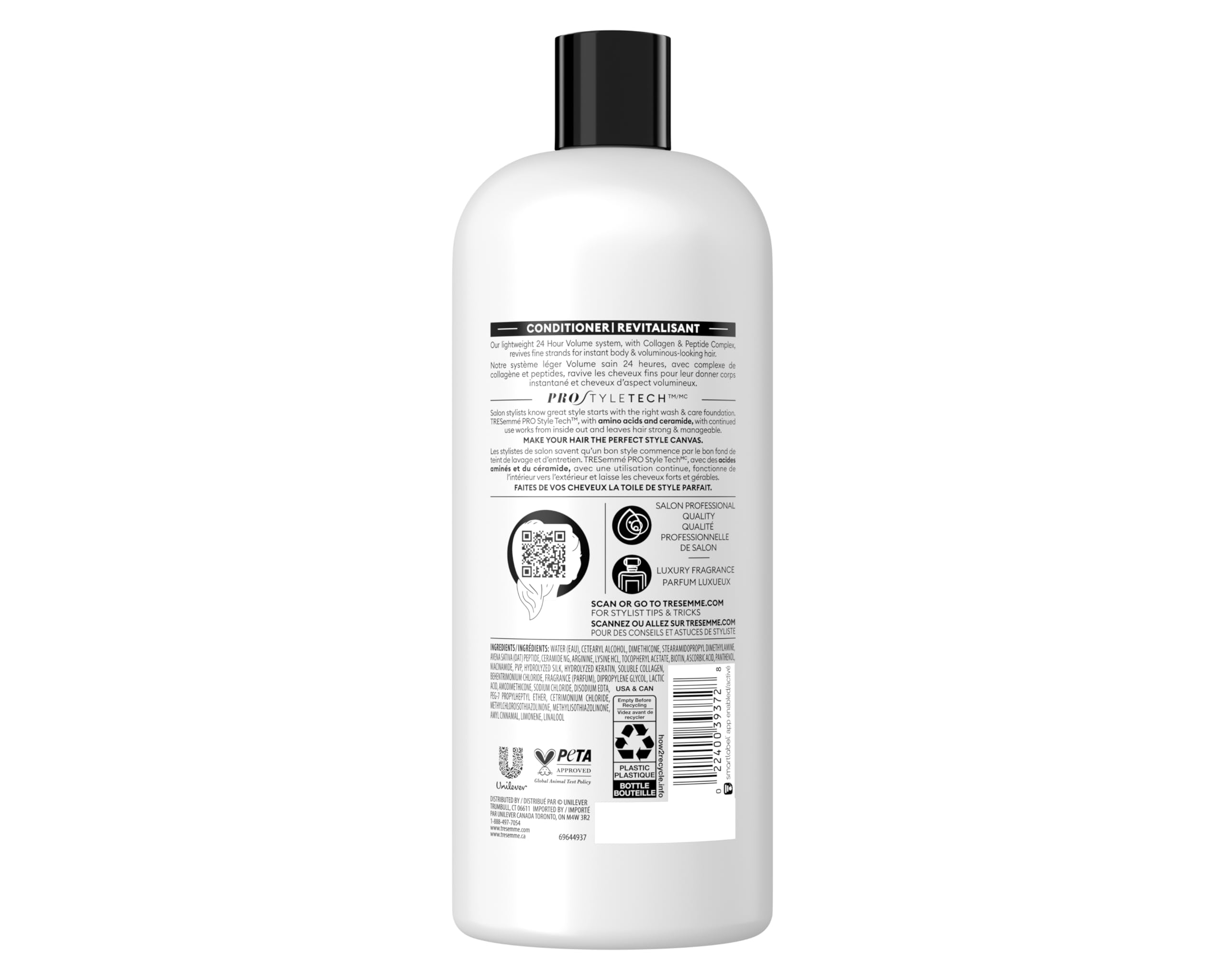 TRESemmé 24 Hour Volume Conditioner with Collagen & Peptides - 828ml