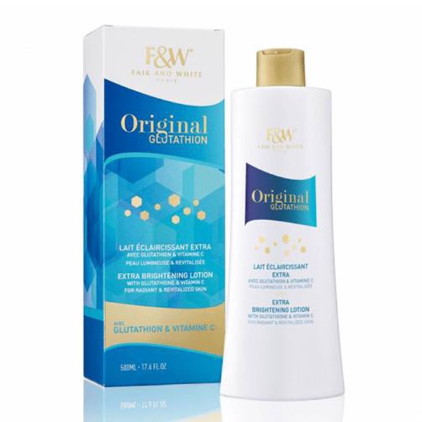 Fair & white body lotion 500ml original glutathion with vitamin c