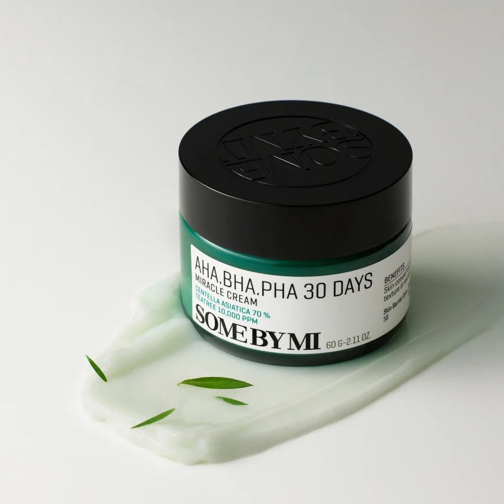 Some By Mi Cream 60g Miracle With Alpha Beta And Polyhydroxy Acids 30 Days And Skin Soothing