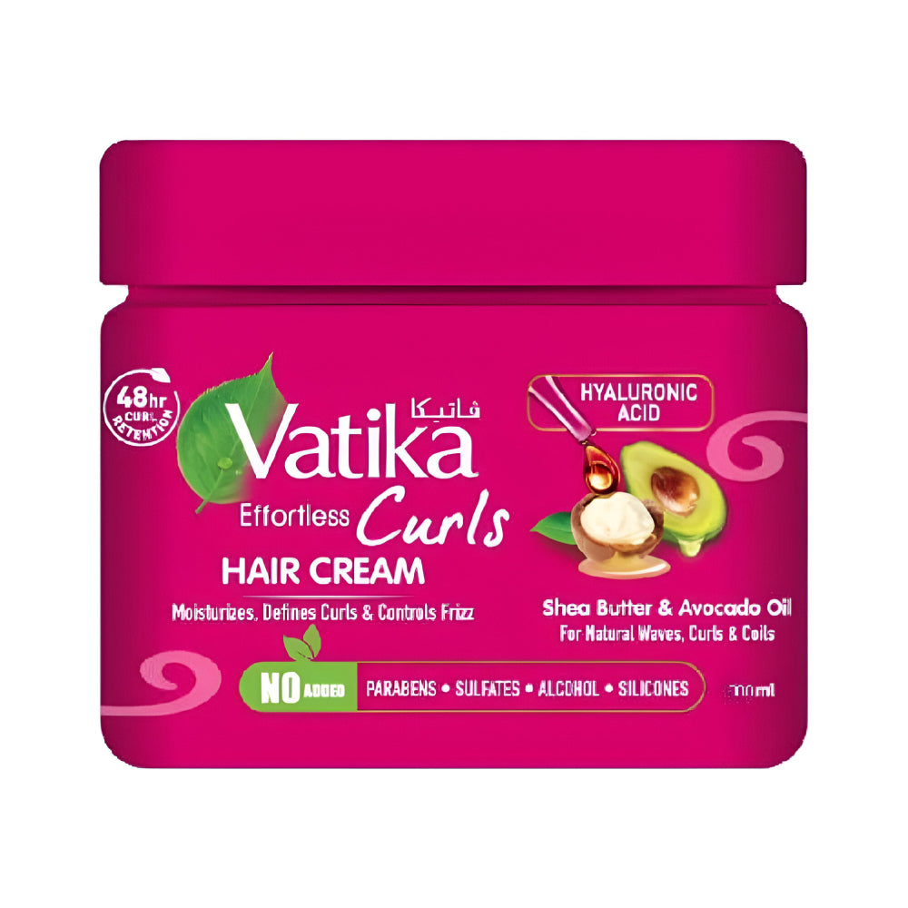 كريم الشعر Vatika 300 مل يرطب ويحدد تجعيد الشعر