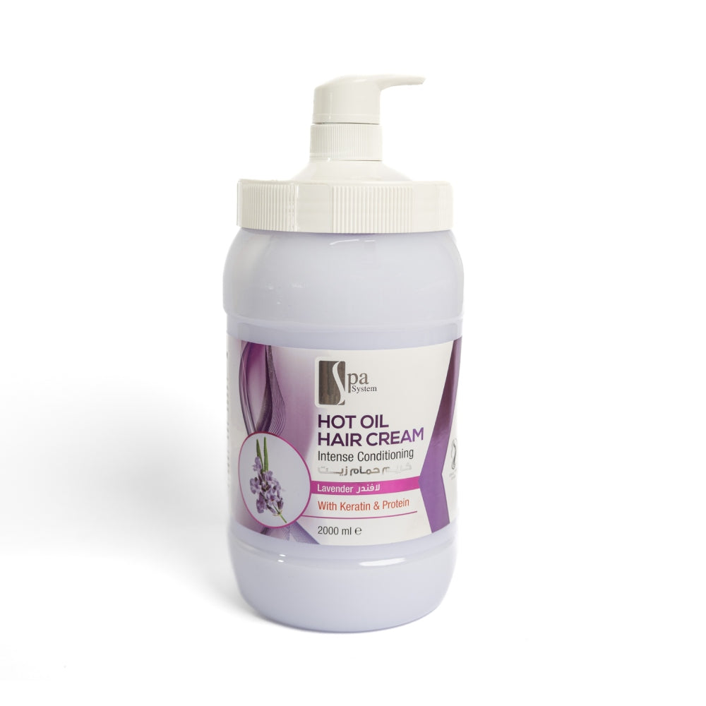 Spa system hair hot oil 2000ml hot with lavender intensive moisture
