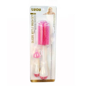 Baby Care Zone Set Brush For Clenasing Bottle & Teat  Silicone