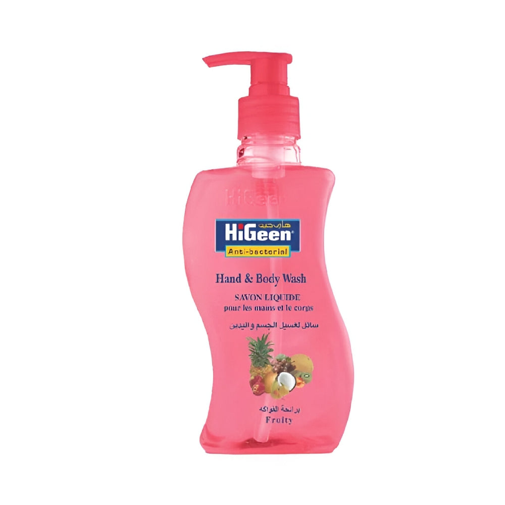 HiGeen Body And Hand Wash 300ml Anti-bacterial Fruity Scented