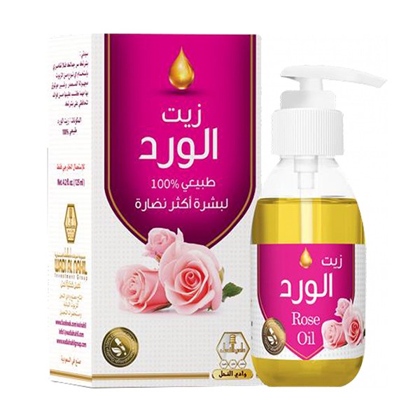 Wadi al nahil body oil 125ml rose