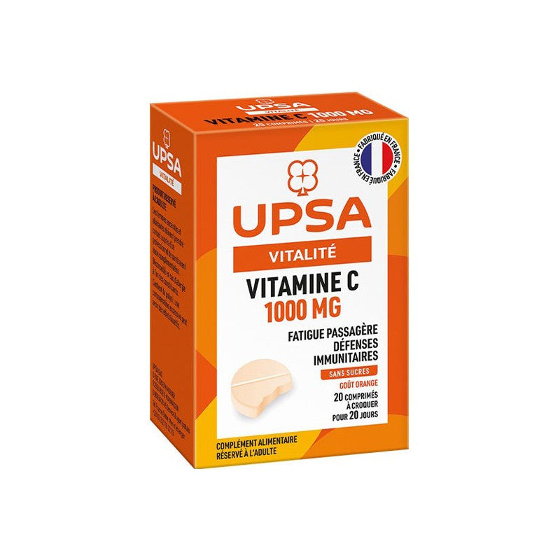 UPSA VITAMIN C 1000MG 20 CHEWABLE TAB