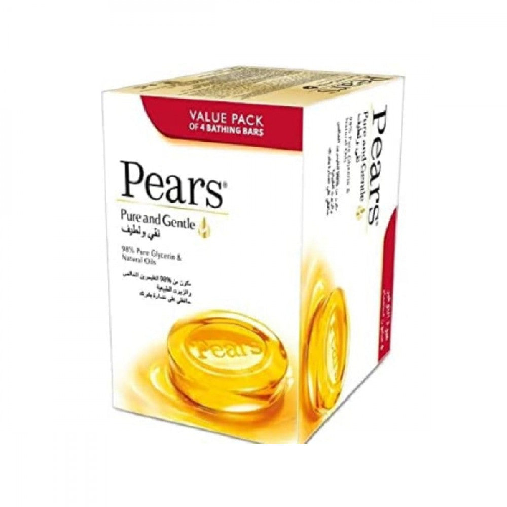 Pears Bar Soap 125g x4 Special Offer Pure And Gentle