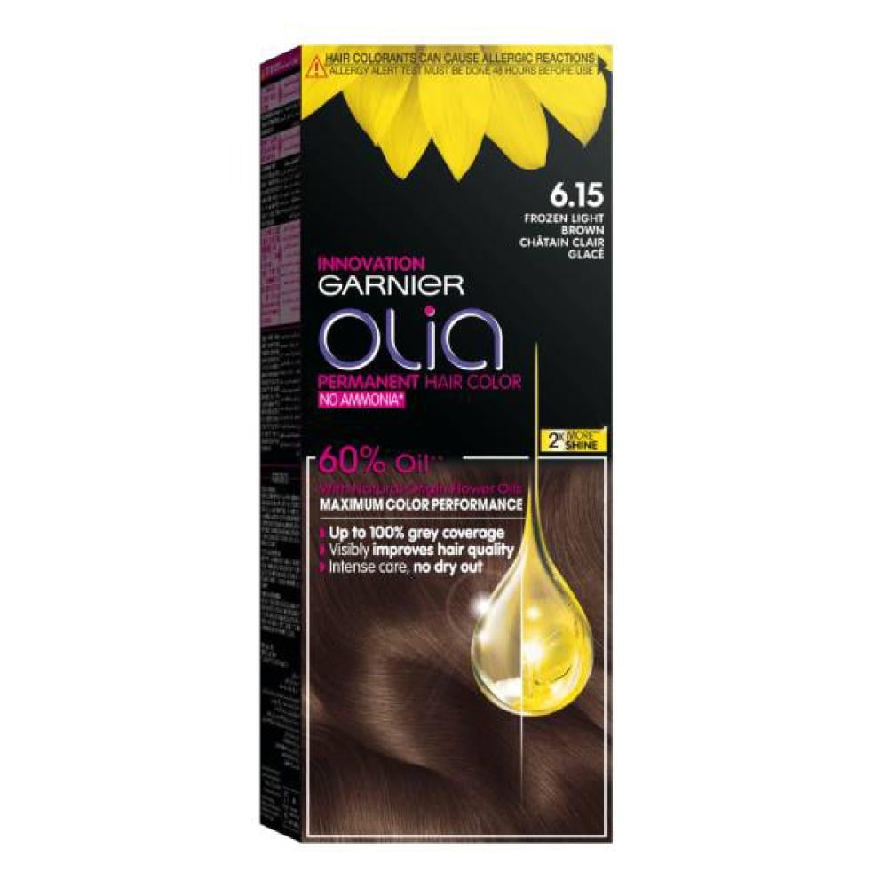 Garnier Ammonia-Free Hair Color Olia 6.15 Light Icy Brown