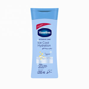 لوشن مرطب للجسم Vaseline Ice Cool – تركيبة جل غير لزجة، 200 مل