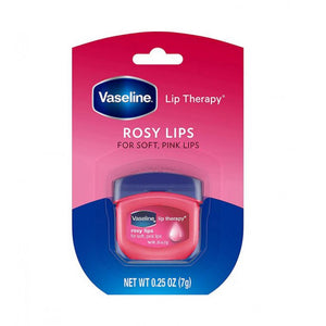 Vaseline Lip Therapy Rosy – Moisturizing Glossy Lip Balm Tub, 7g