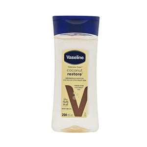 Vaseline Body Oil Intensive Care Coconut 200ml Intensive Care