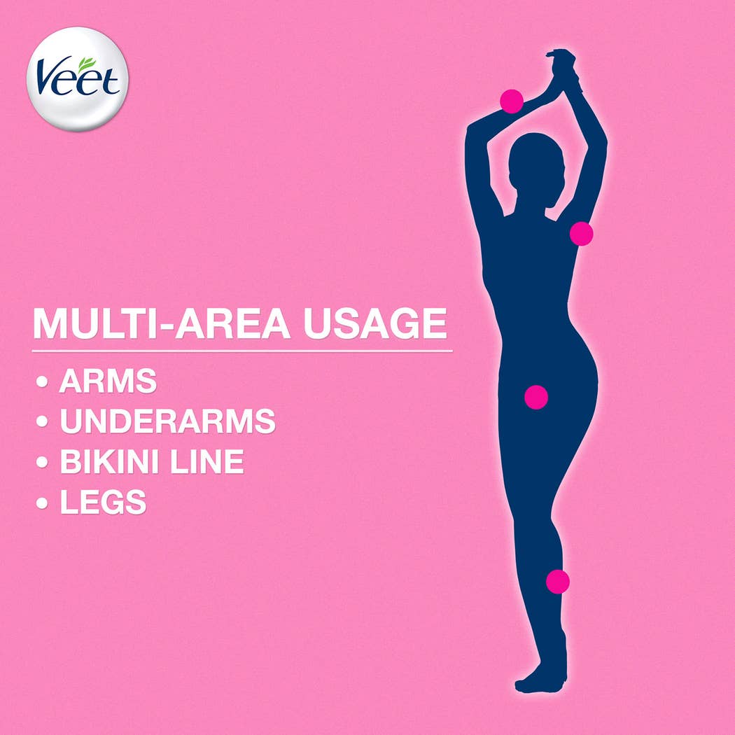 Veet Silky Fresh Hair Removal Cream – Body & Legs for Normal Skin, 100g