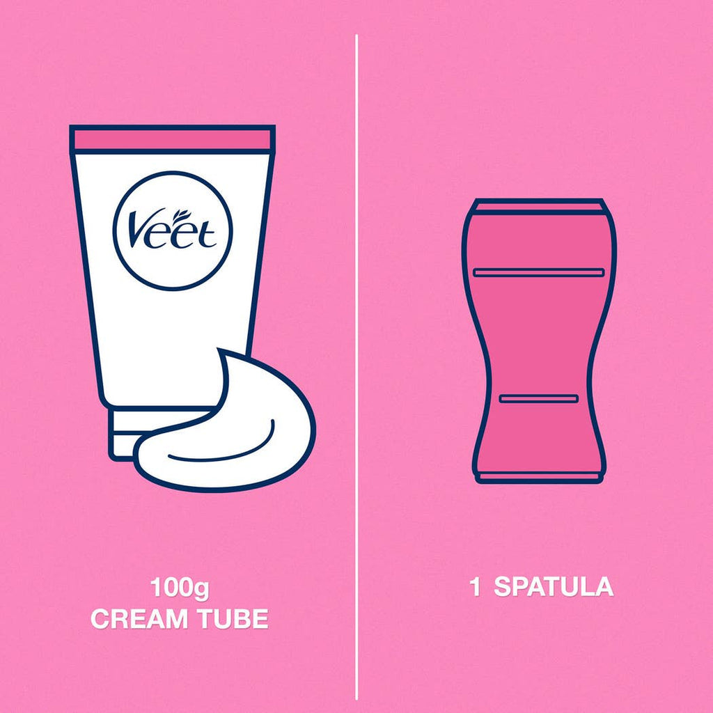 Veet Silky Fresh Hair Removal Cream – Body & Legs for Normal Skin, 100g