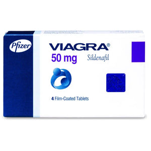 Viagra 50 mg - Erectile Dysfunction Treatment - 4 Tablets