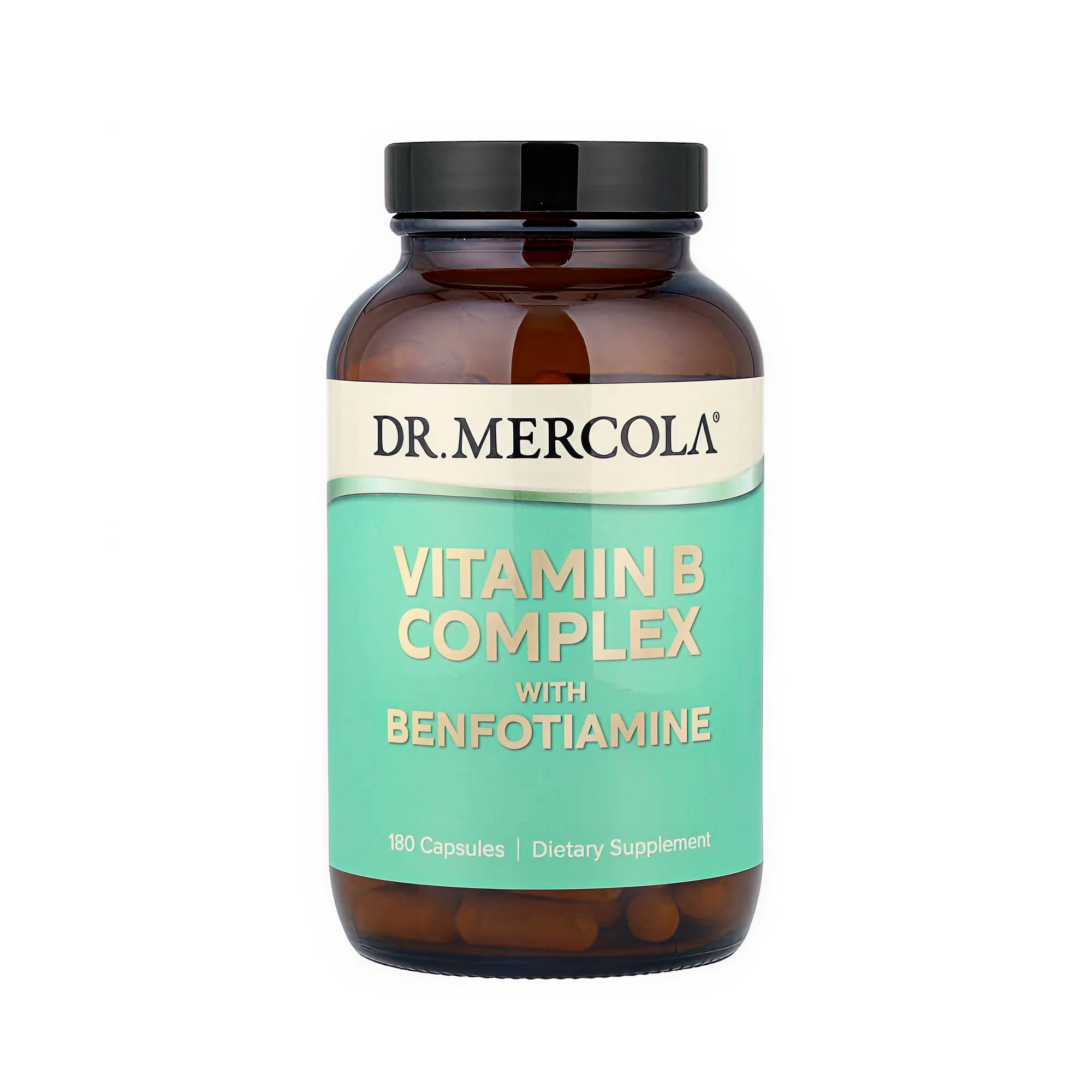 Dr. Mercola Vitamin B Complex with Benfotiamine - 180 Capsules