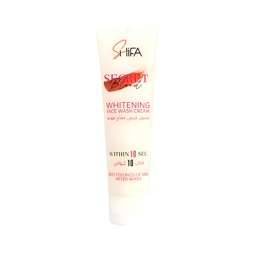 Shifa face wash cream 100ml shcret blend whitening face wash cream