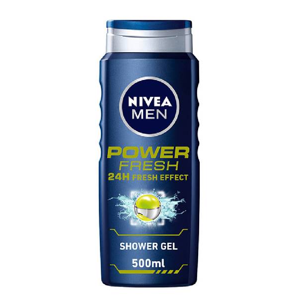 Nivea shower gel 500ml power fresh
