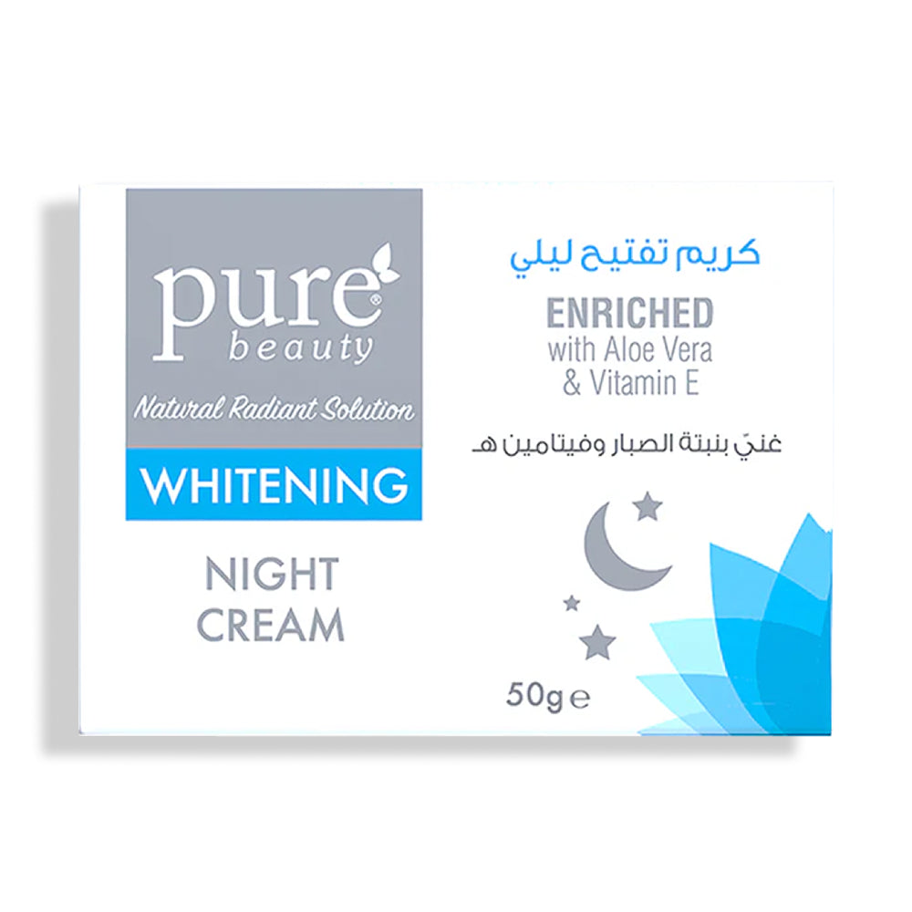 Pure Beauty Face Cream Night 50g With Aloe Vera Extract And Vitamin E