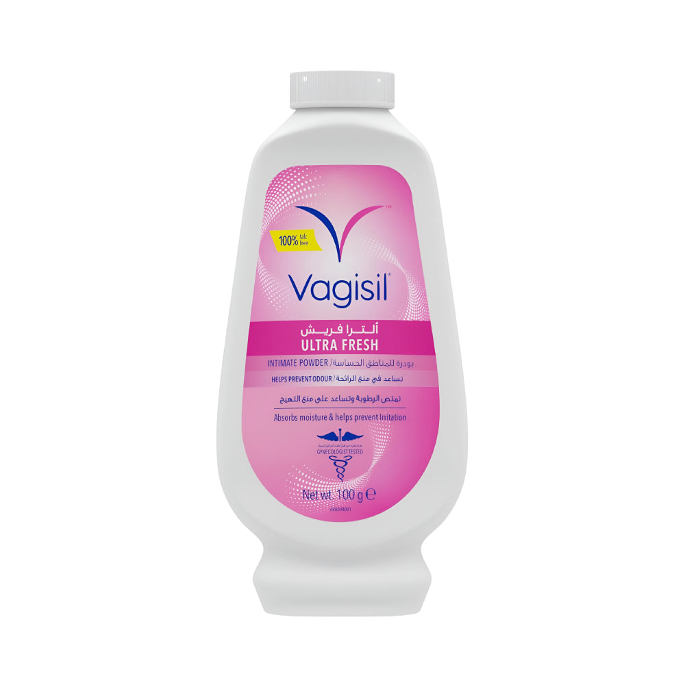 Vagisil Feminine Powder 100g Ultra Fresh Helps Prevent Odor