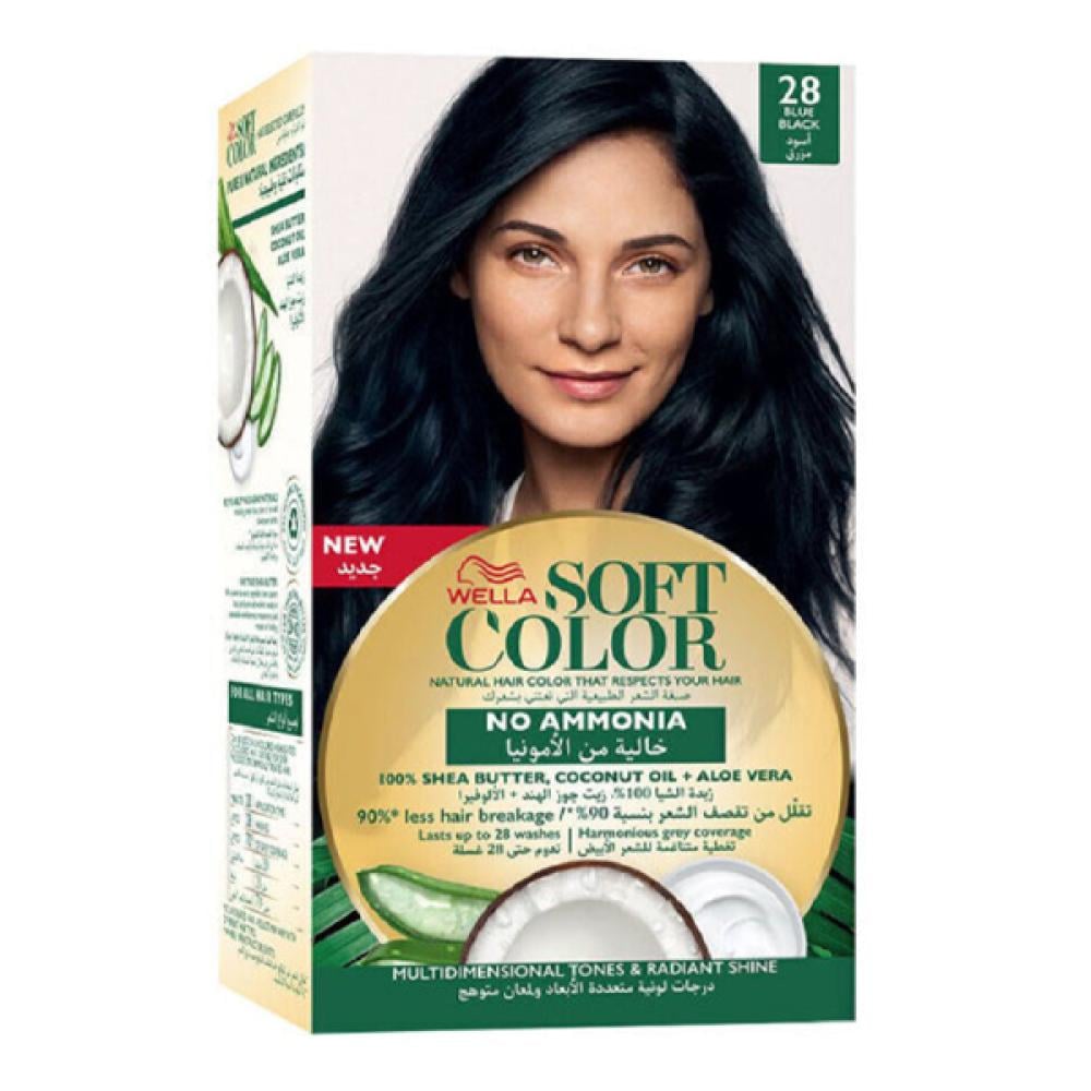 Wella Wella Ammonia-Free Hair Color Soft Color 28 Blue Black