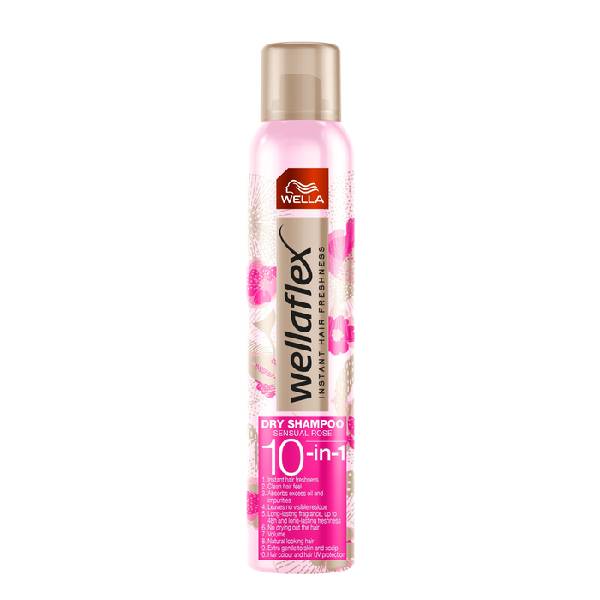 Wella Wella Dry Shampoo 180ml Wellaflex 10 In 1 Sensual Rose
