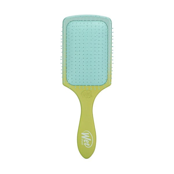 Wet-Brush-Hair-Brush-Paddle-Detangler-0764-Green-&-Blue-