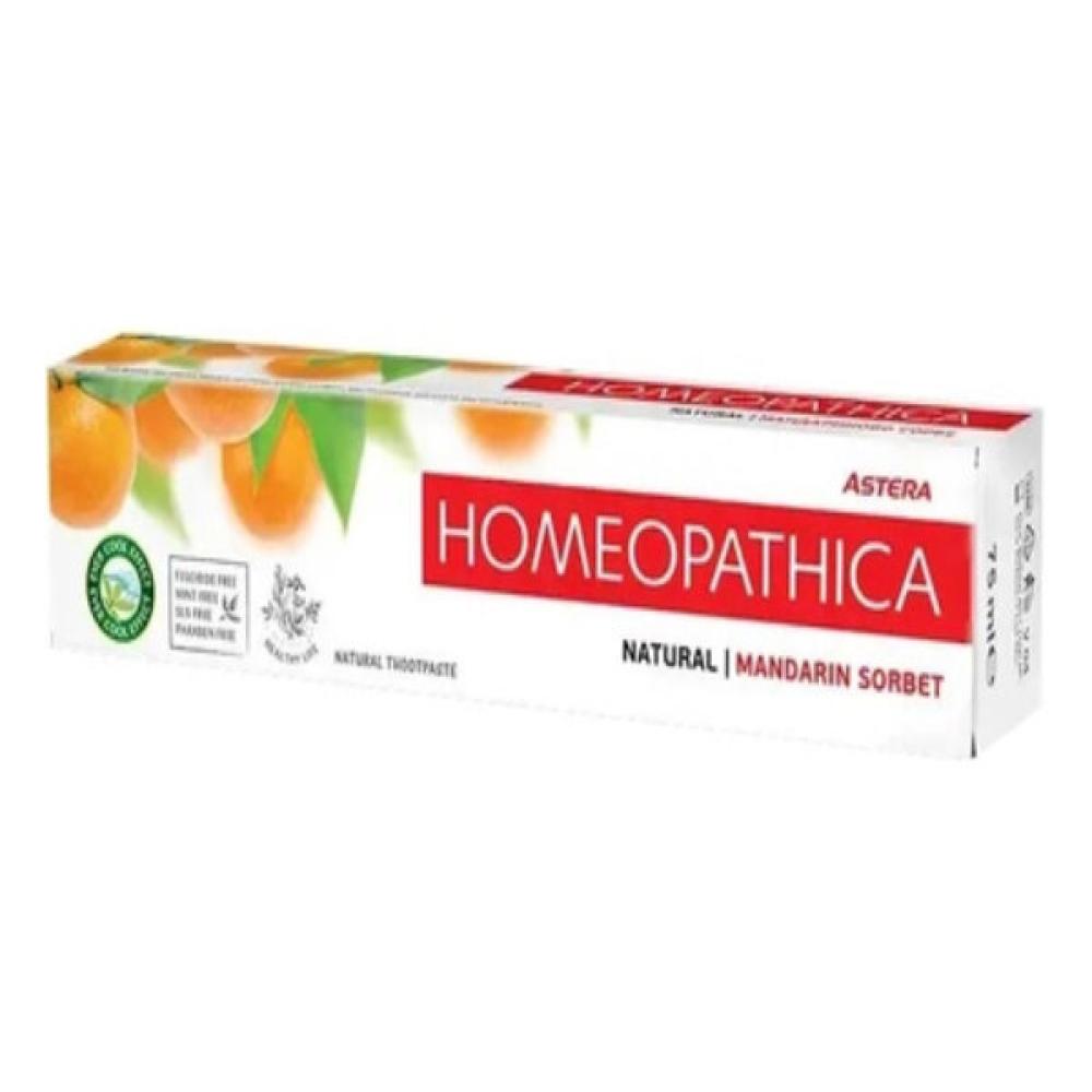 Astera Astera Toothpaste 75ml Homeopathica Natural Mandarin