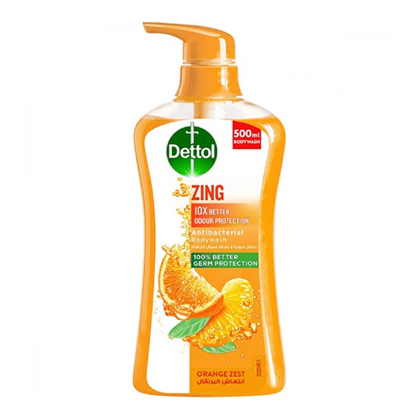 Dettol shower gel 500ml orange zest