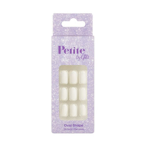 Glitz nails 3 ovil shape white