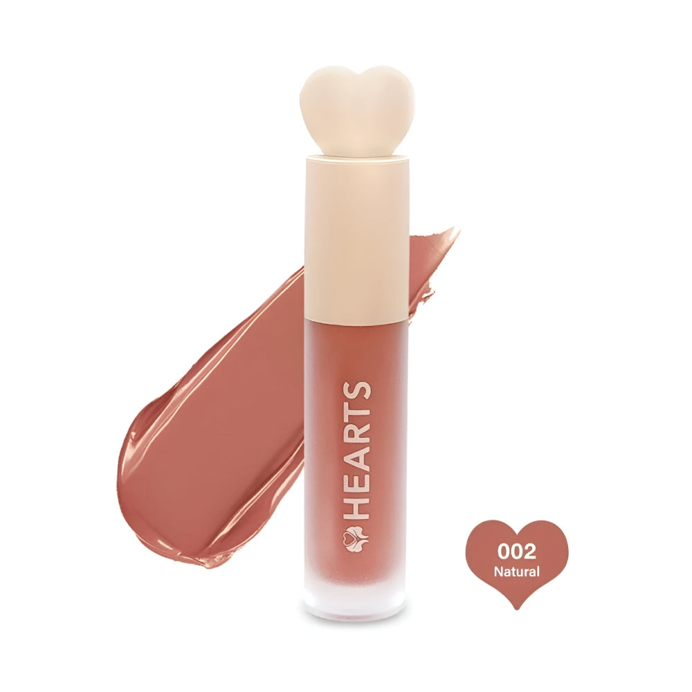 Hearts Hearts Liquid Lipstick 002 Matte Natural