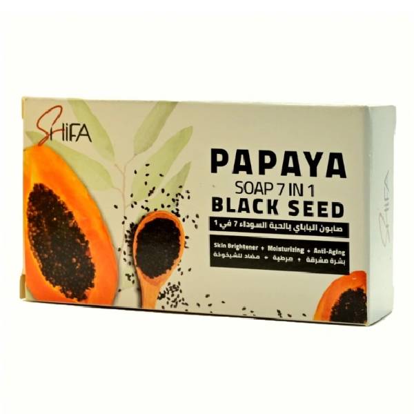 Shifa Bar Soap 135g Papaya With Black Seed 7 In 1