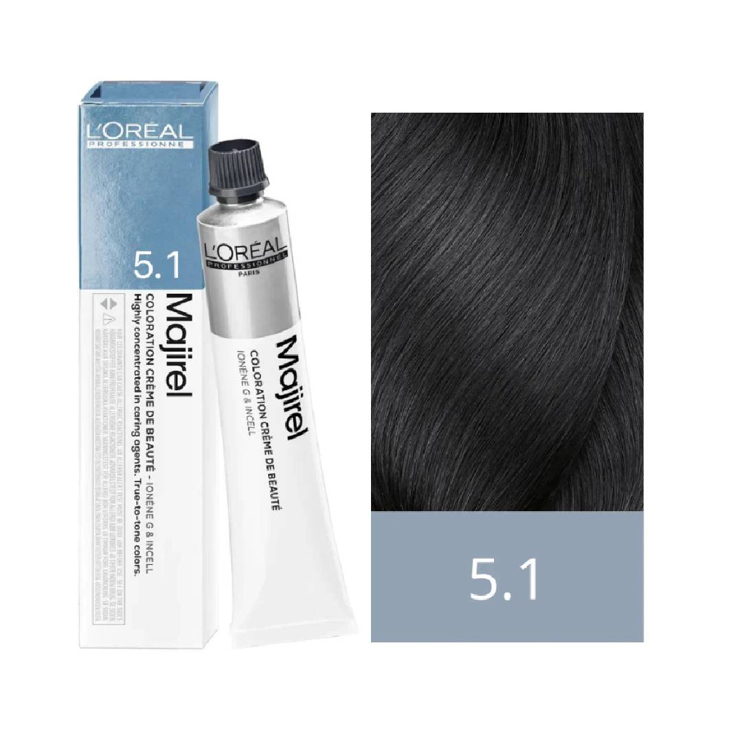 Loreal professionnel hair color 50ml majirel 5.1