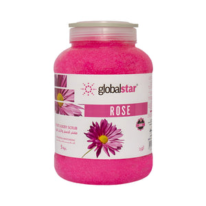Global star foot & body scrub 5l with rose