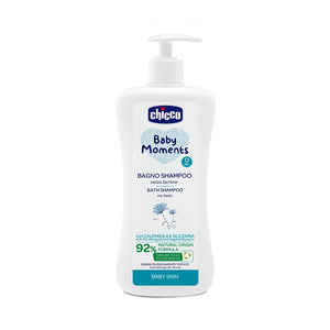 Chicco Baby Shampoo & Shower Gel 500ml Baby Moment