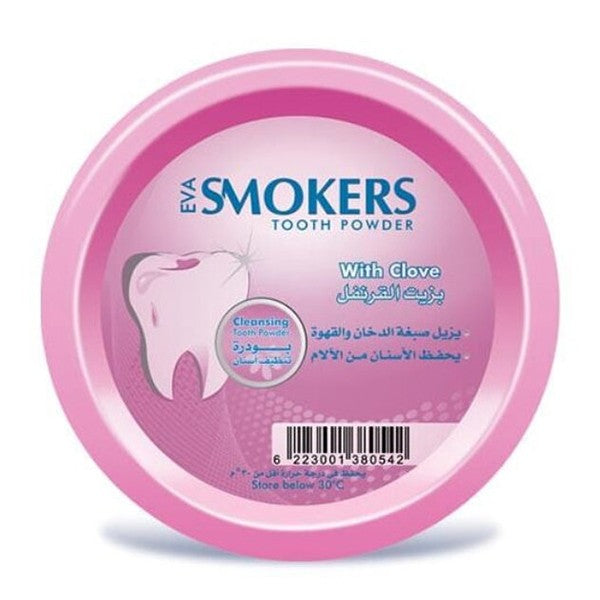 Eva teeth powder 40g smokers with clove