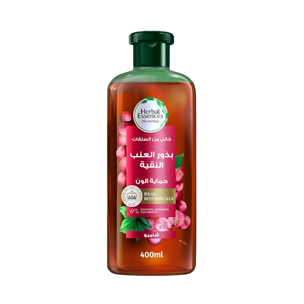 Herbal Essences Hair Shampoo 400ml Bio Renew Grape Seed Color Protect