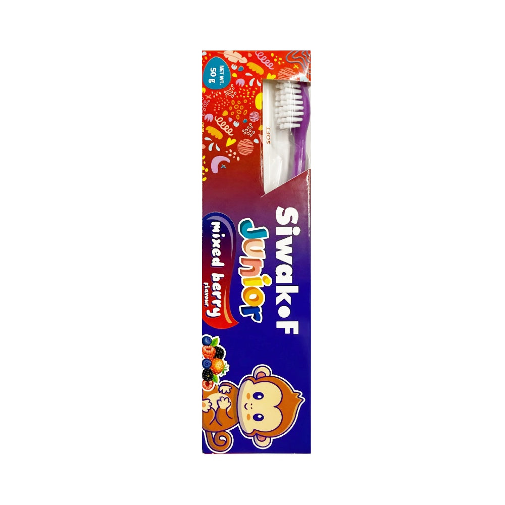 Siwak-F Baby Toothpaste 50g With Mixed Berries And Brush