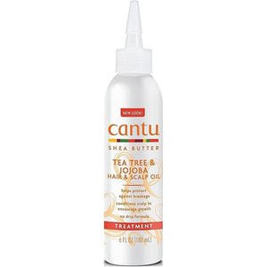 Cantu Hair Oil 180ml Scalp Treatment with Shea Butter Tea Tree Oil And Jojoba