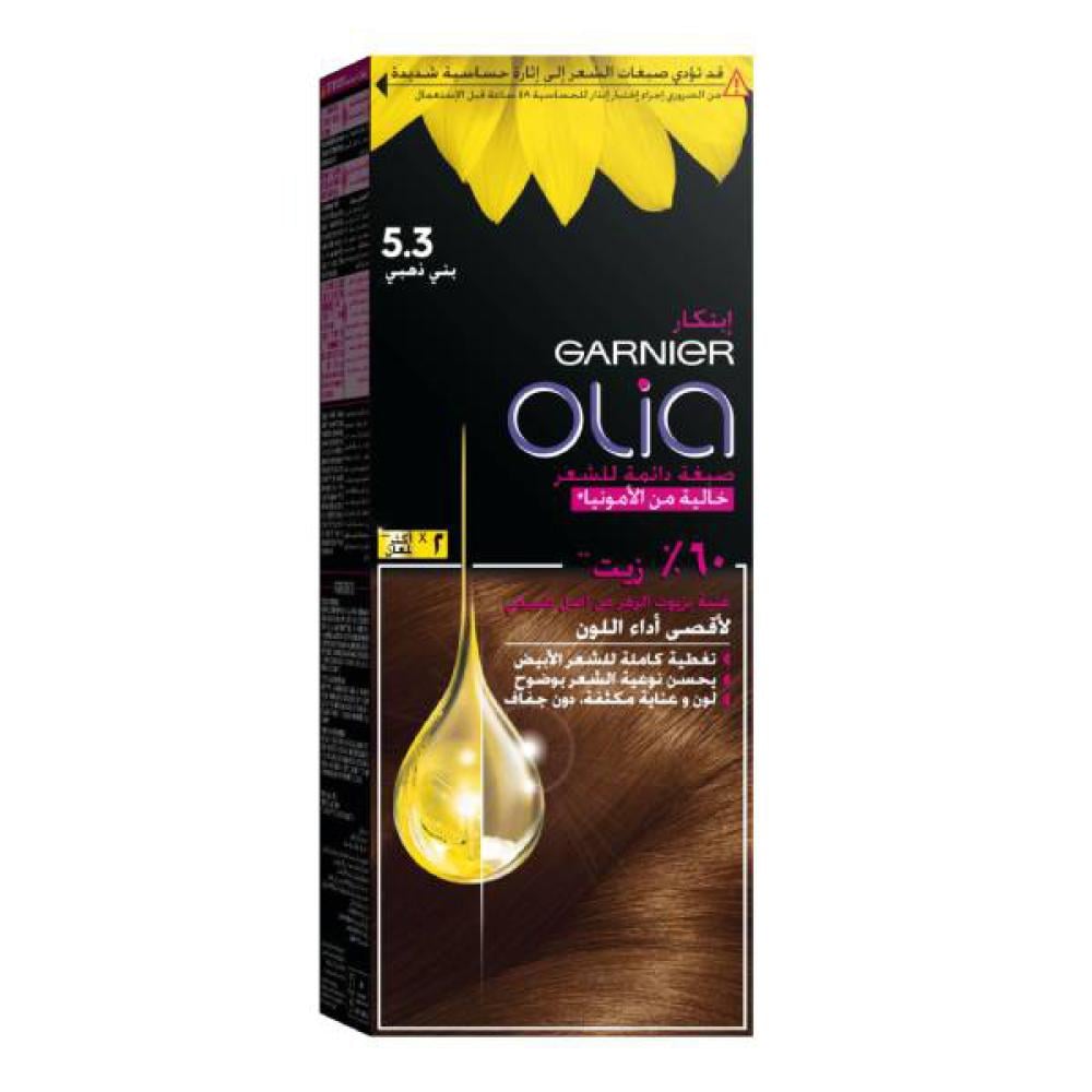 Garnier Ammonia-Free Hair Color Olia 5.3 Golden Brown