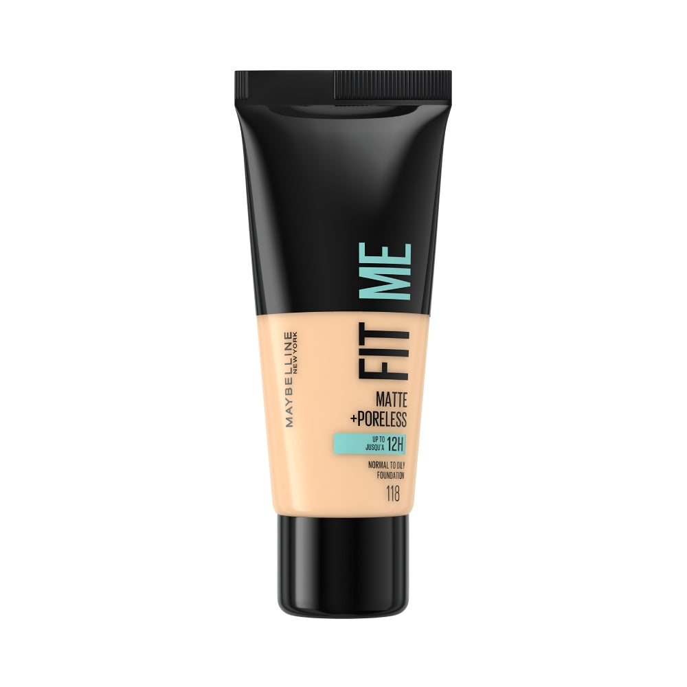 MAYBELLINE Maybelline Foundation Fit Me Matte Poreless 118