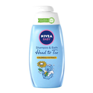 Nivea Baby Shampoo & Bath Head to Toe 500 ml Calendula Extract