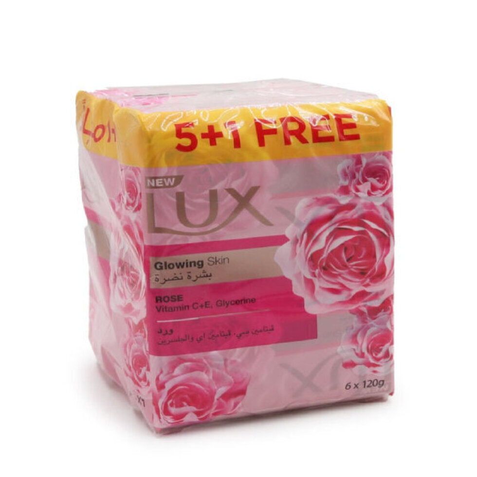 Lux Bar Soap 120g 5+1 Free Rose
