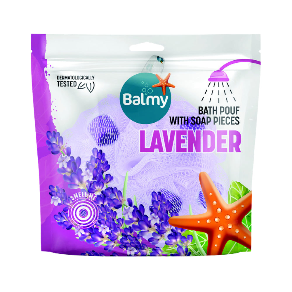 Balmy Body Lufa Sponge With Lavender